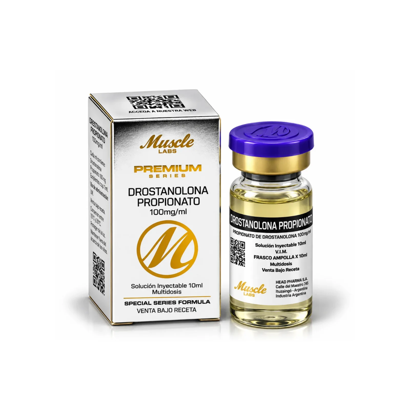 DROSTANOLONA PROPIONATO 100 mg/mL – MUSCLE LABS PREMIUM SERIES – 10 mL