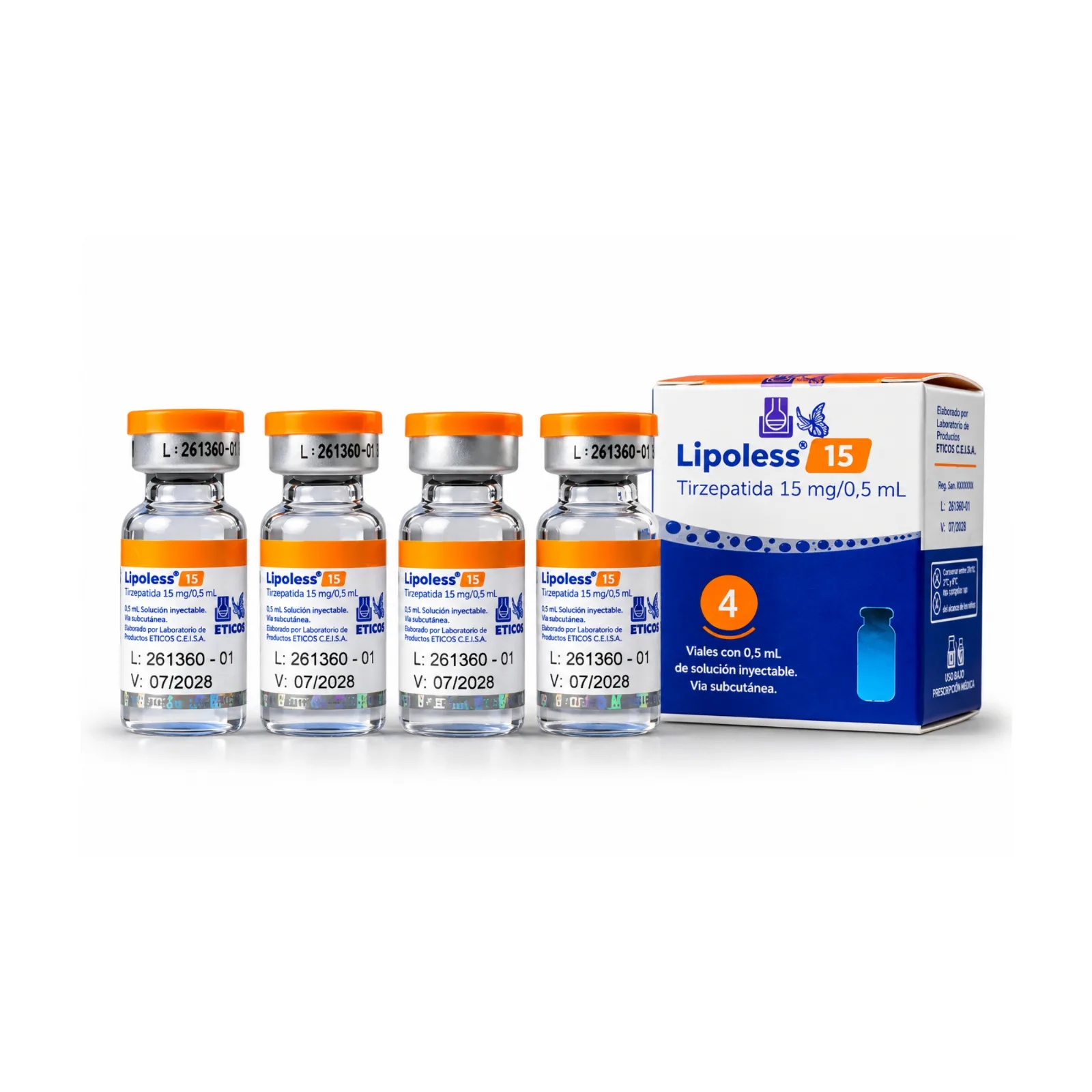 Lipoless 15mg - Nueva Presentación